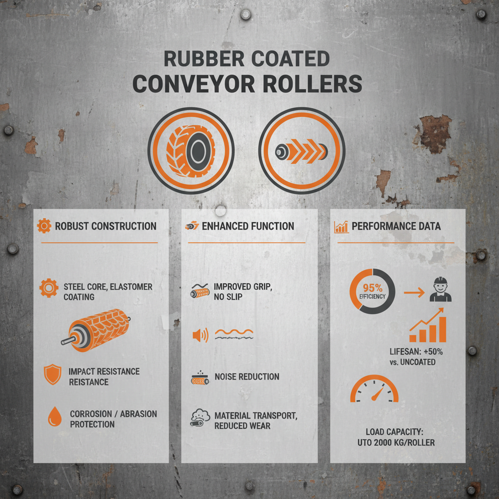 Optimizing Material Handling with Durable Rubber Coated Conveyor Rollers