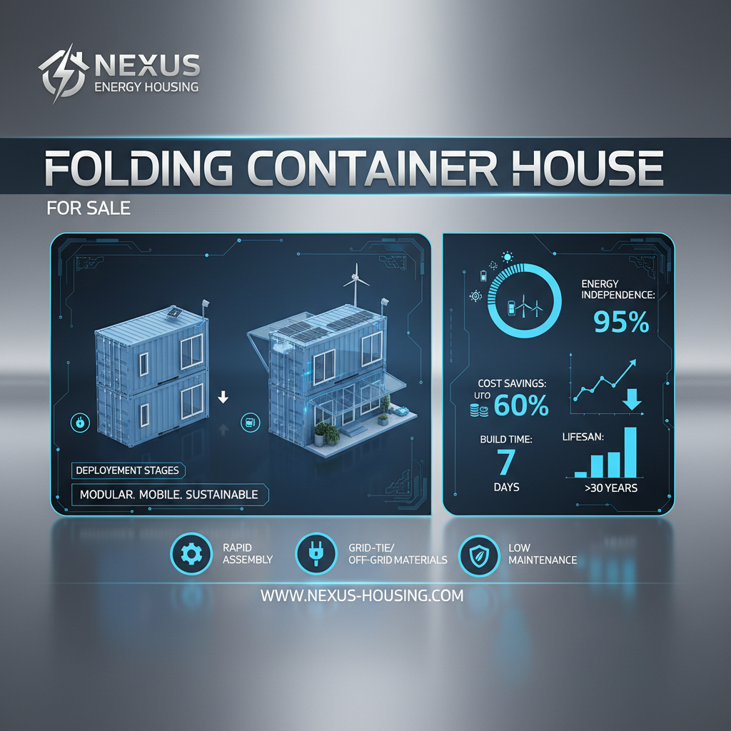 Affordable and Sustainable Folding Container House for Sale Solutions