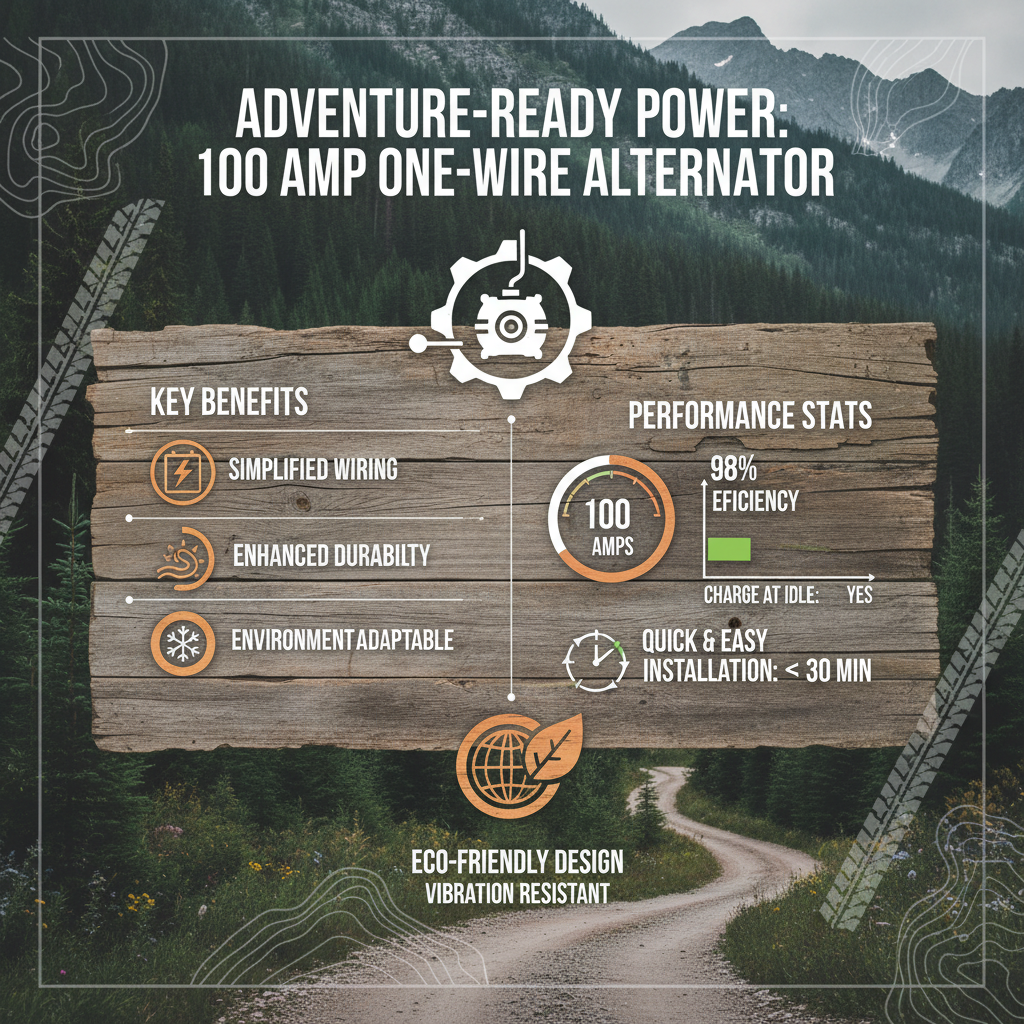 The Versatile 100 amp one wire alternator for Automotive and Industrial Power