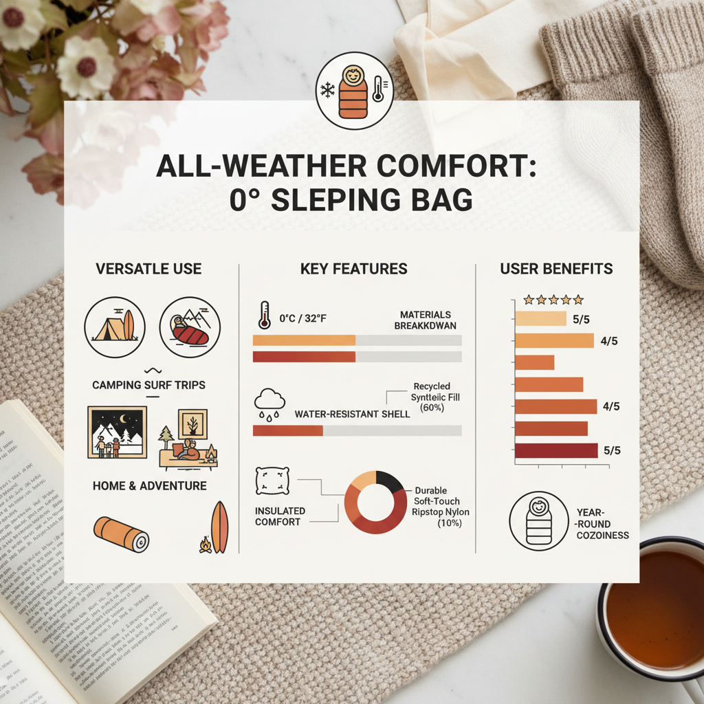 Essential Guide to Choosing the Right 0 Degree Sleeping Bag for Outdoor Adventures