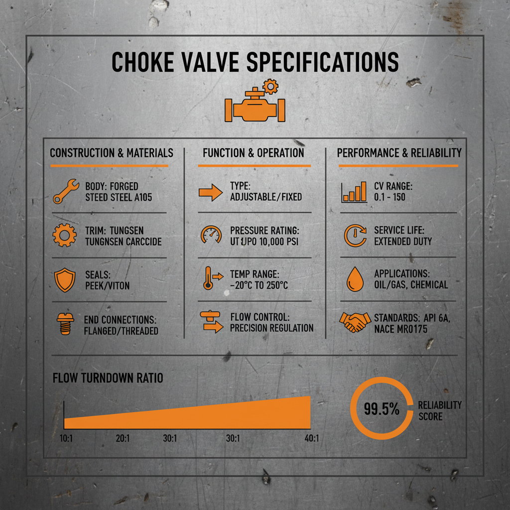 Comprehensive Choke Valve Specification For Optimized Flow Control Systems