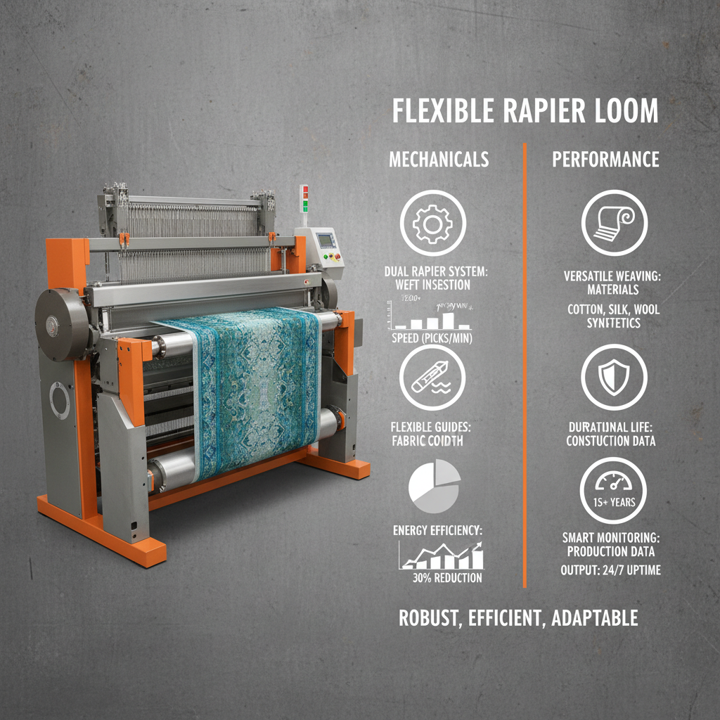 Advancements in Flexible Rapier Loom Technology for Modern Textile Production