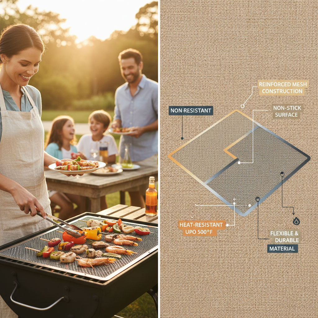 bbq grill mesh mat