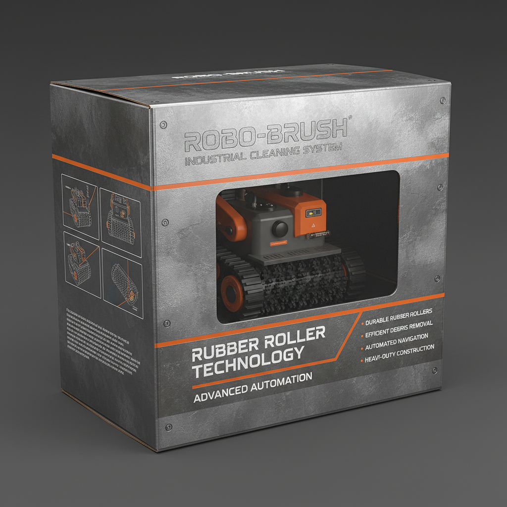 rubber roller brush robot