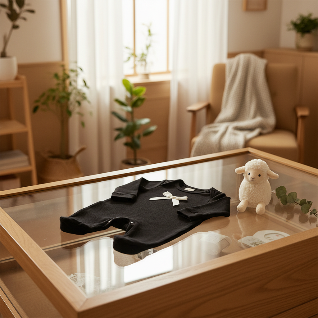 infant black long sleeve onesie