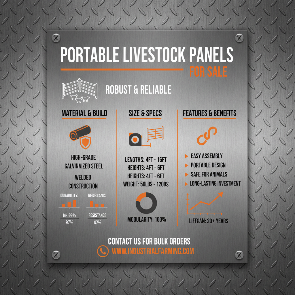 portable livestock panels for sale