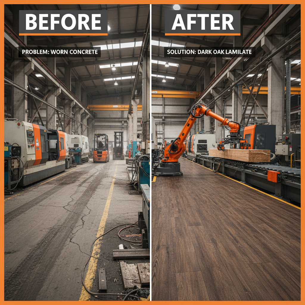 dark oak laminate flooring