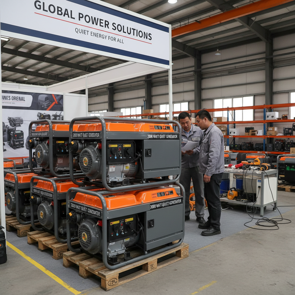 2000 watt quiet generator Supplier