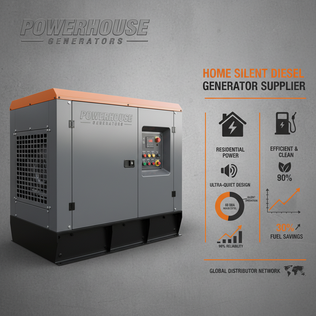 silent diesel generator for home Supplier