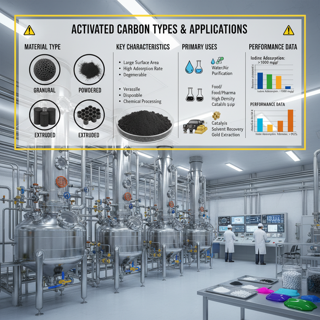 different types of activated carbon