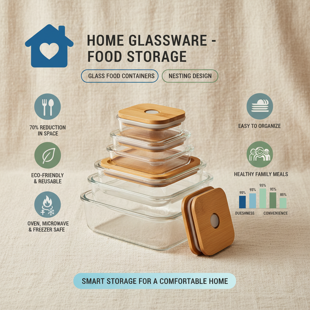 nesting glass food storage containers
