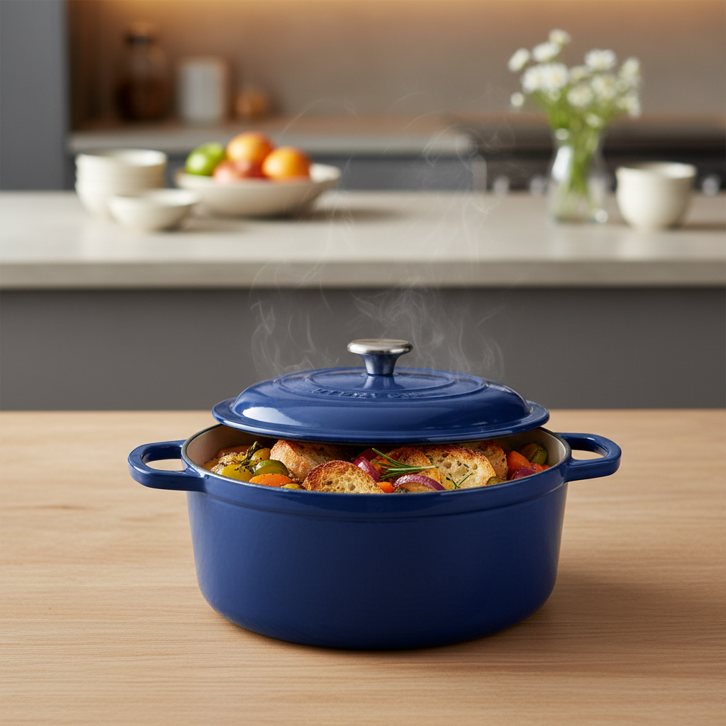 Discover the Benefits of an Enamel Cast Iron Casserole for Your Kitchen
