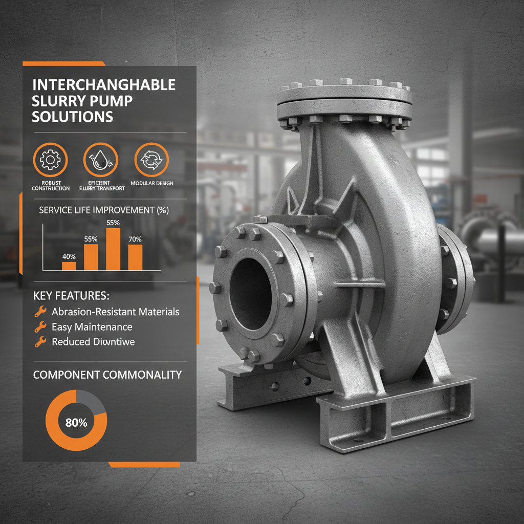 High Quality Interchangeable Slurry Pump Solutions for Industrial Applications