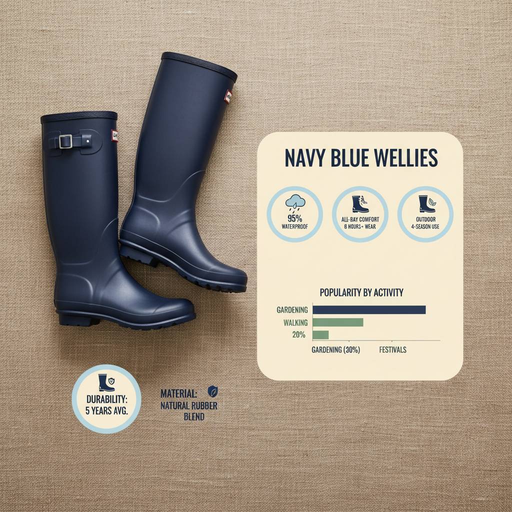 Choosing the Perfect Pair of Navy Blue Wellies for Outdoor Adventures