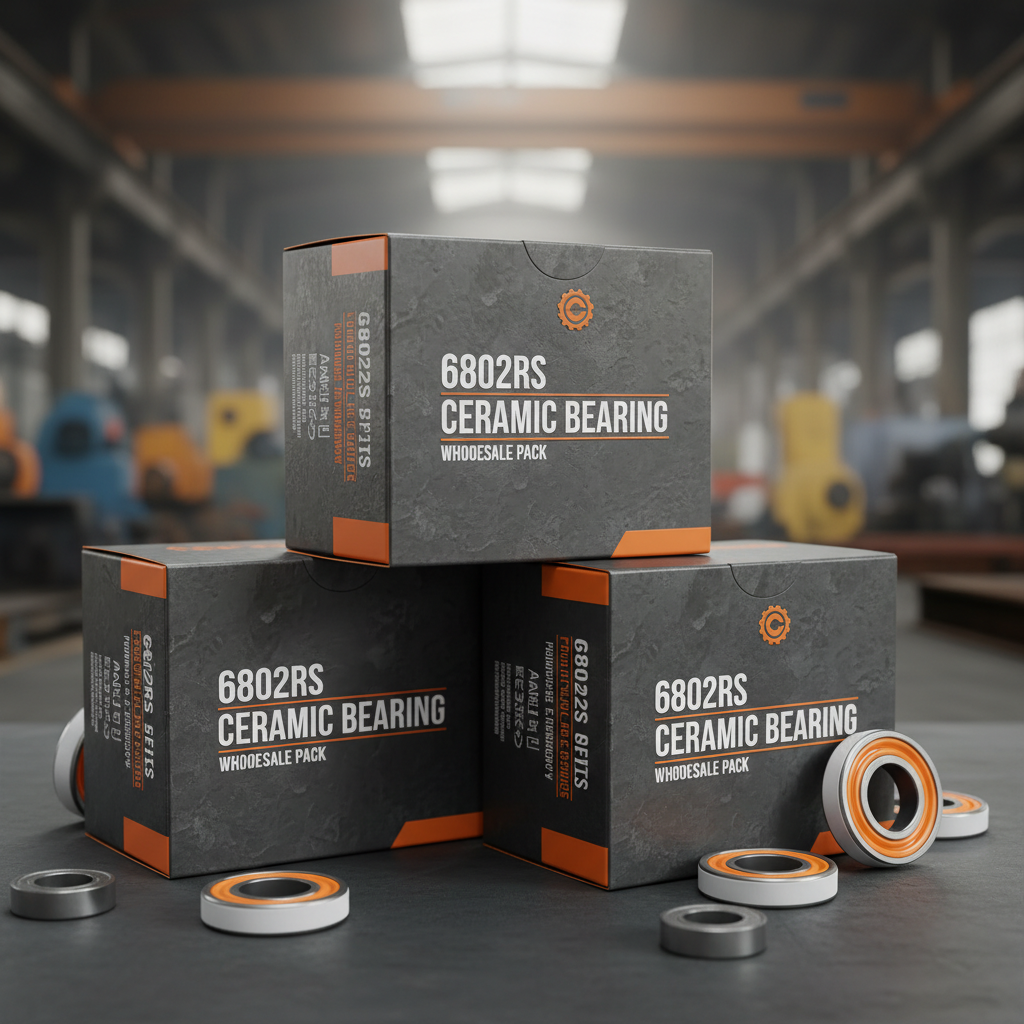 Wholesale 6802RS Ceramic Bearing Solutions for Industrial Applications
