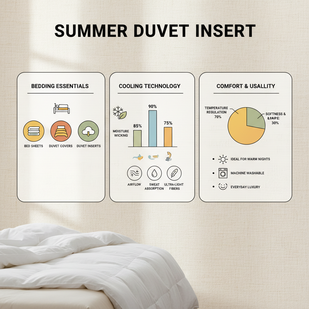 Find the Perfect Summer Duvet Insert for a Cool and Restful Nights Sleep