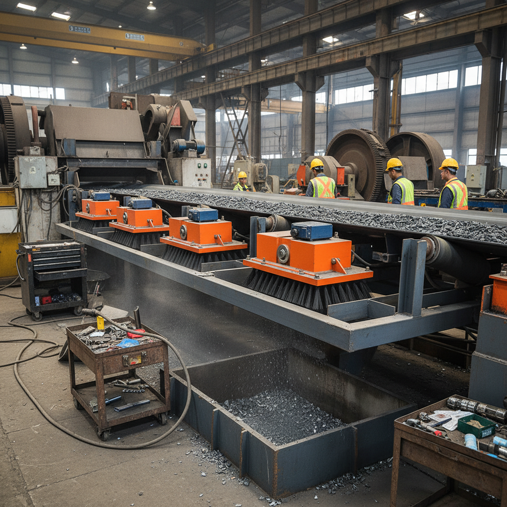 Maximize Conveyor Efficiency with Quality Conveyor Belt Brush Scrapers