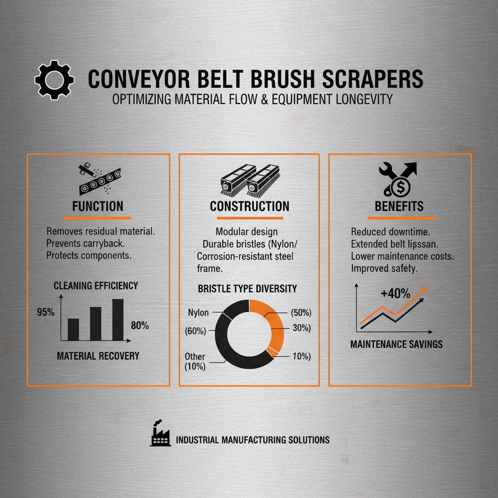 Maximize Conveyor Efficiency with Quality Conveyor Belt Brush Scrapers