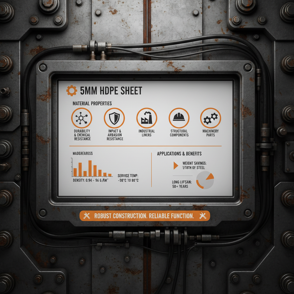 Exploring the Versatility of 5mm HDPE Sheet for Diverse Industrial Applications
