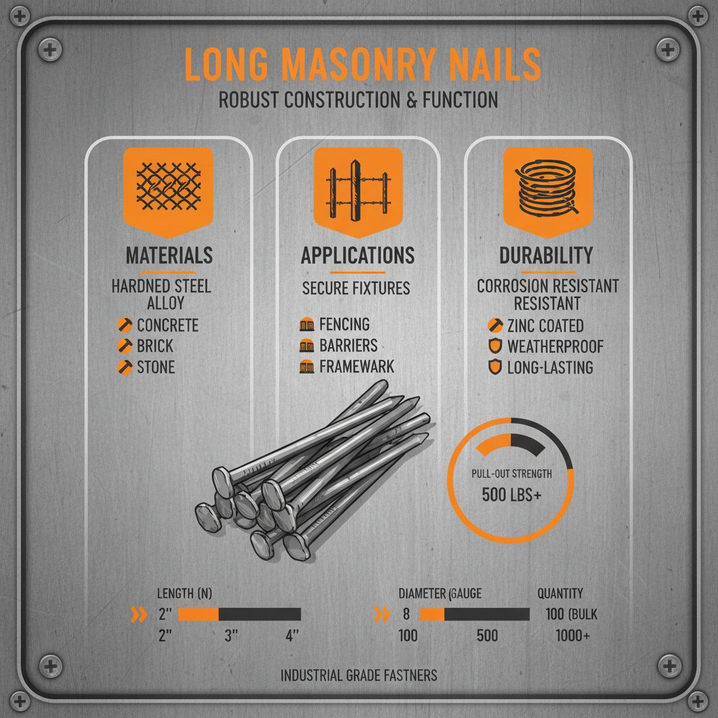 Comprehensive Guide to Long Masonry Nails for Durable Masonry Projects