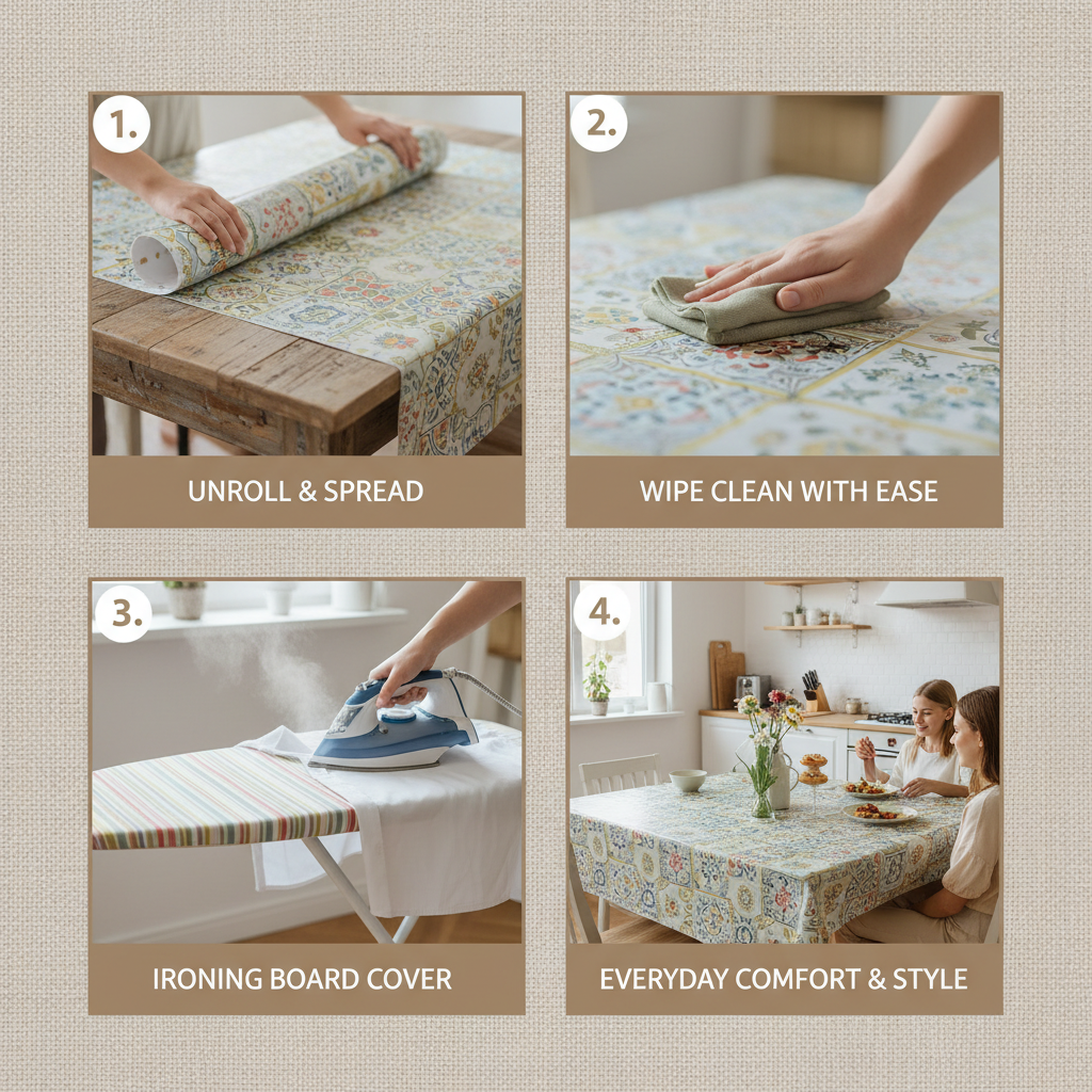 Choosing the Perfect Wipe Clean Table Cover for Your Home or Business