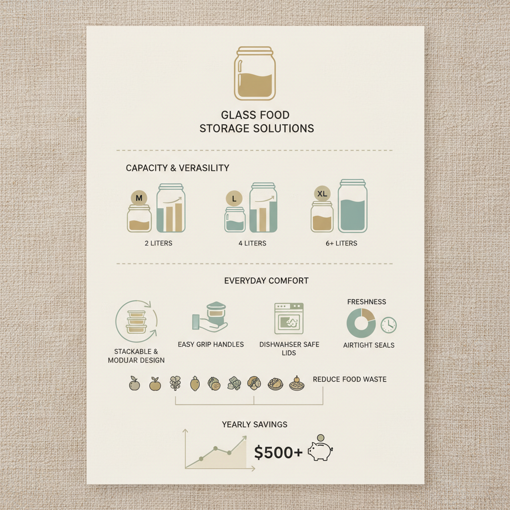 Discover the Benefits of Extra Large Glass Food Storage Containers with Lids