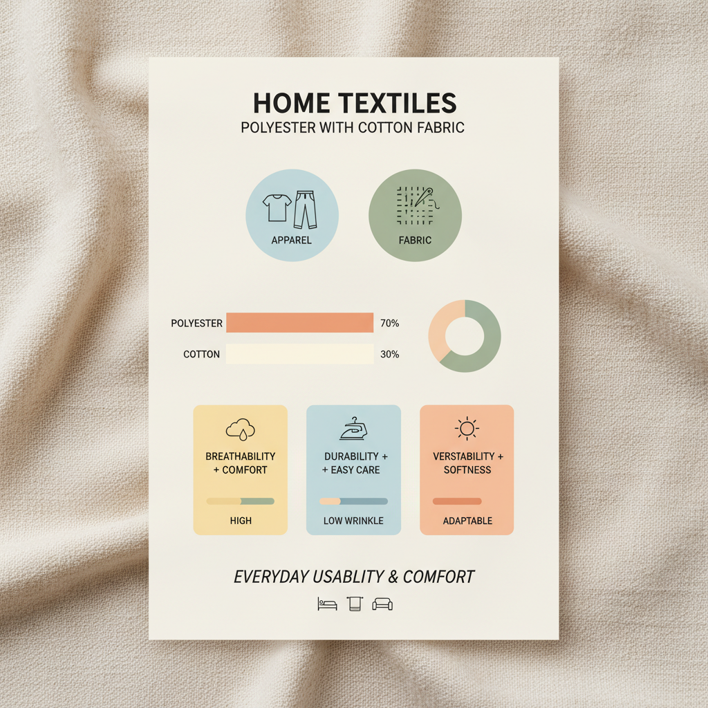 Comprehensive Guide to Polyester with Cotton Fabric Properties and Applications
