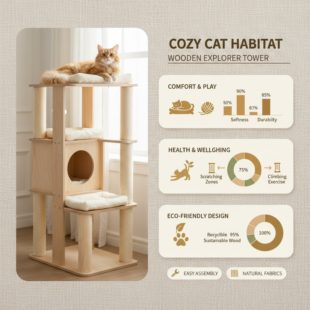 Comprehensive Guide to Selecting the Ideal Wooden Cat Tower for Your Feline Friend