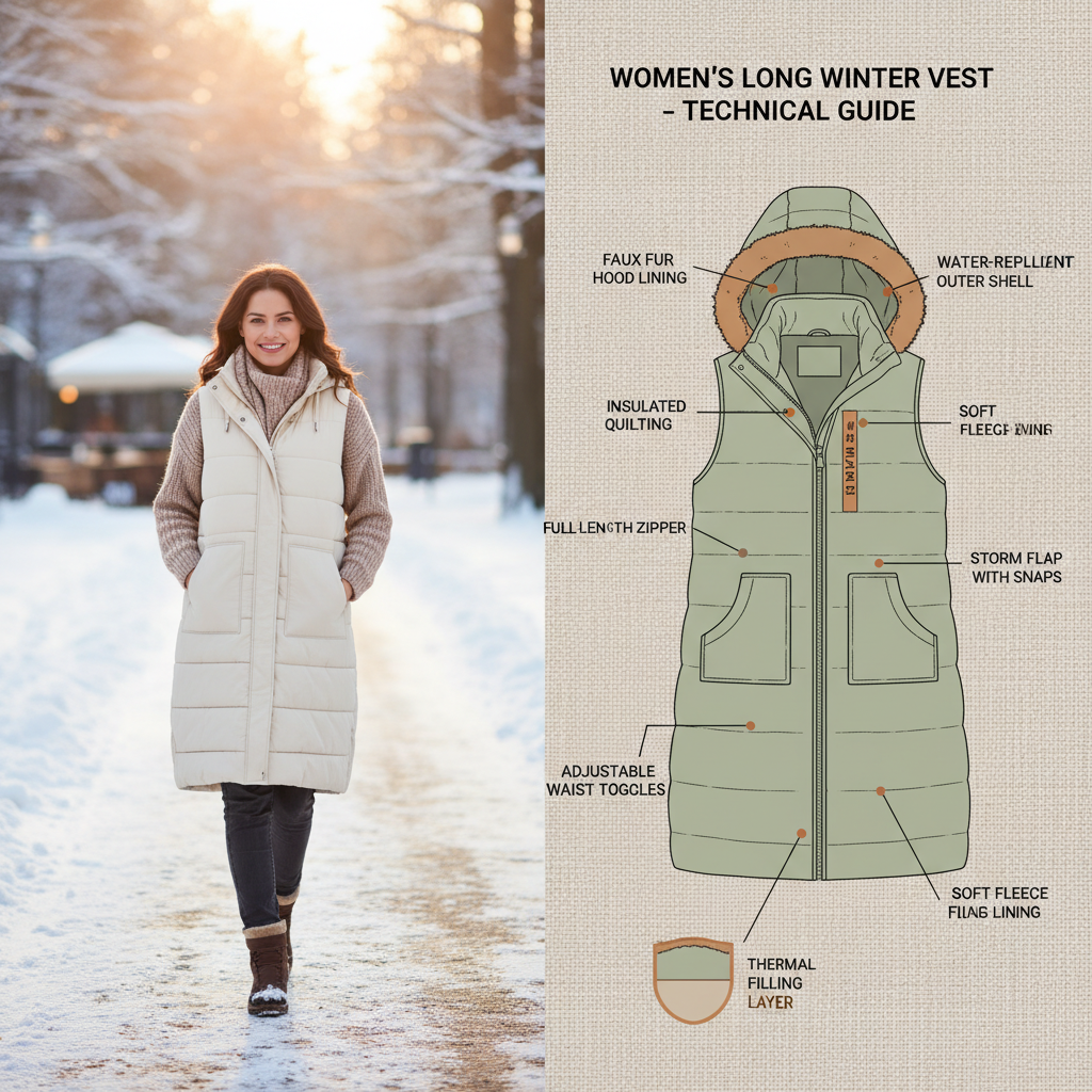 Elevate Your Winter Style with Long Vest Women's Winter Fashion Elevate Your Winter Style with Long Vest Women's Winter Fashion