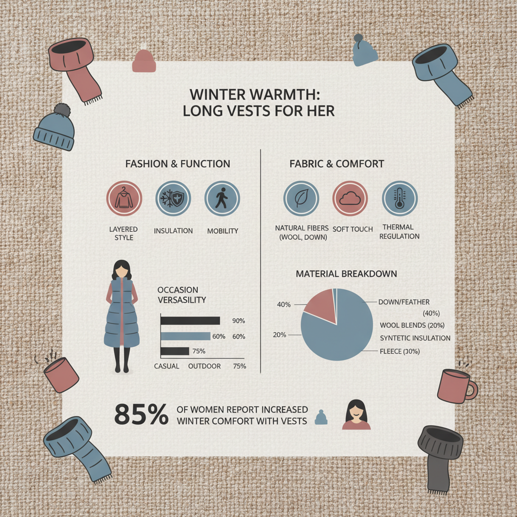 Elevate Your Winter Style with Long Vest Women's Winter Fashion