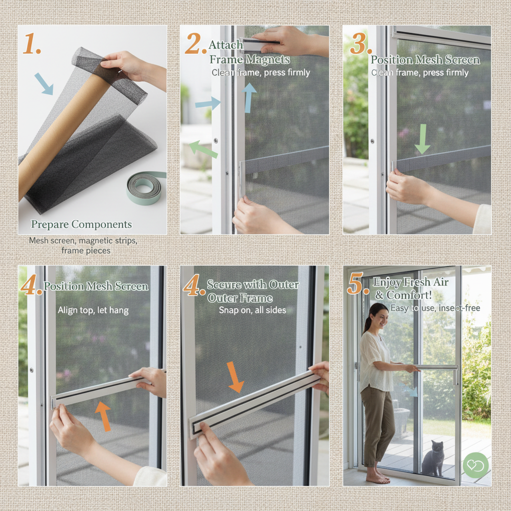 Comprehensive Guide to Installing the Perfect Mesh Door for Sliding Door Systems