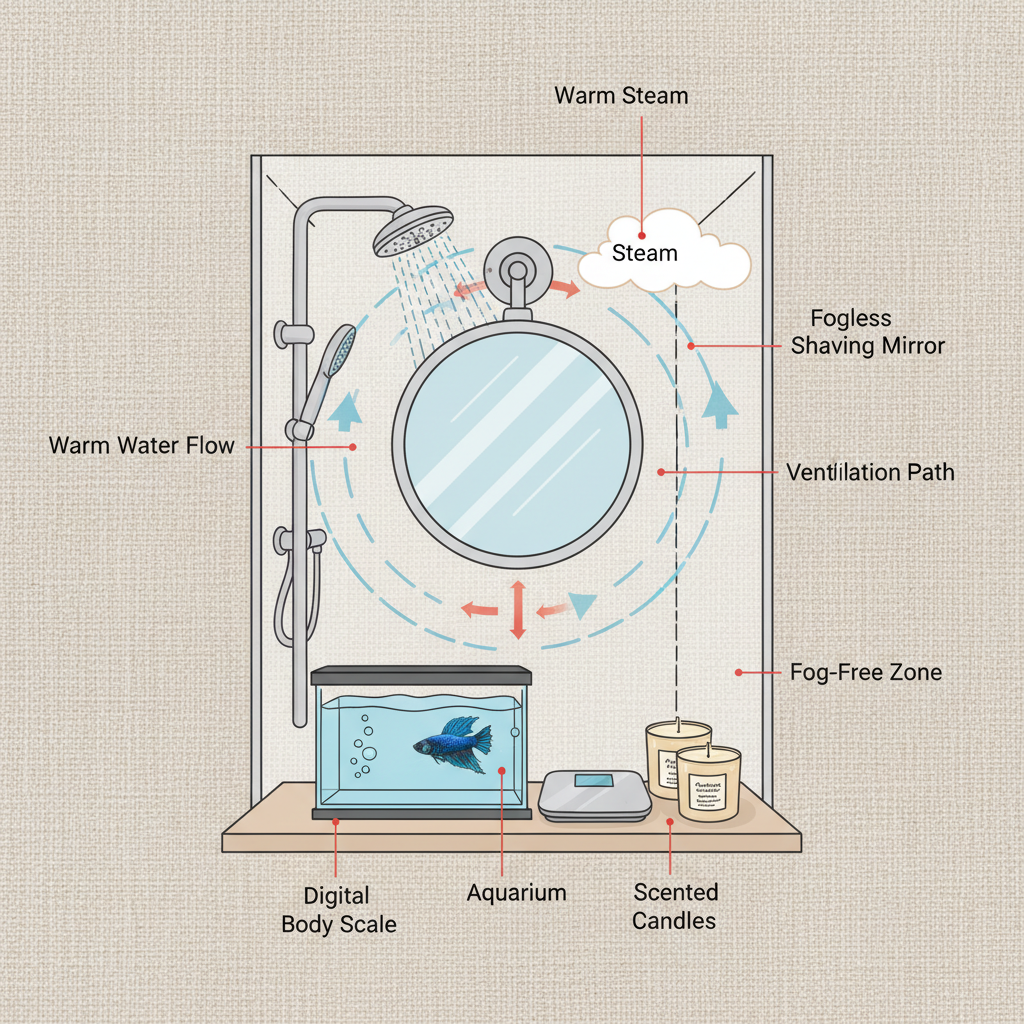 Upgrade Your Grooming Routine with a Fogless Shaving Mirror Shower