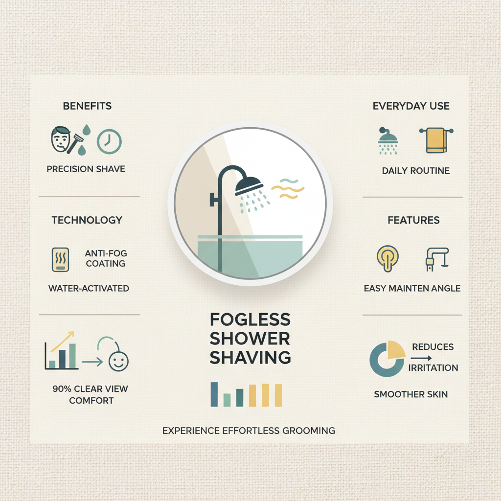 Upgrade Your Grooming Routine with a Fogless Shaving Mirror Shower