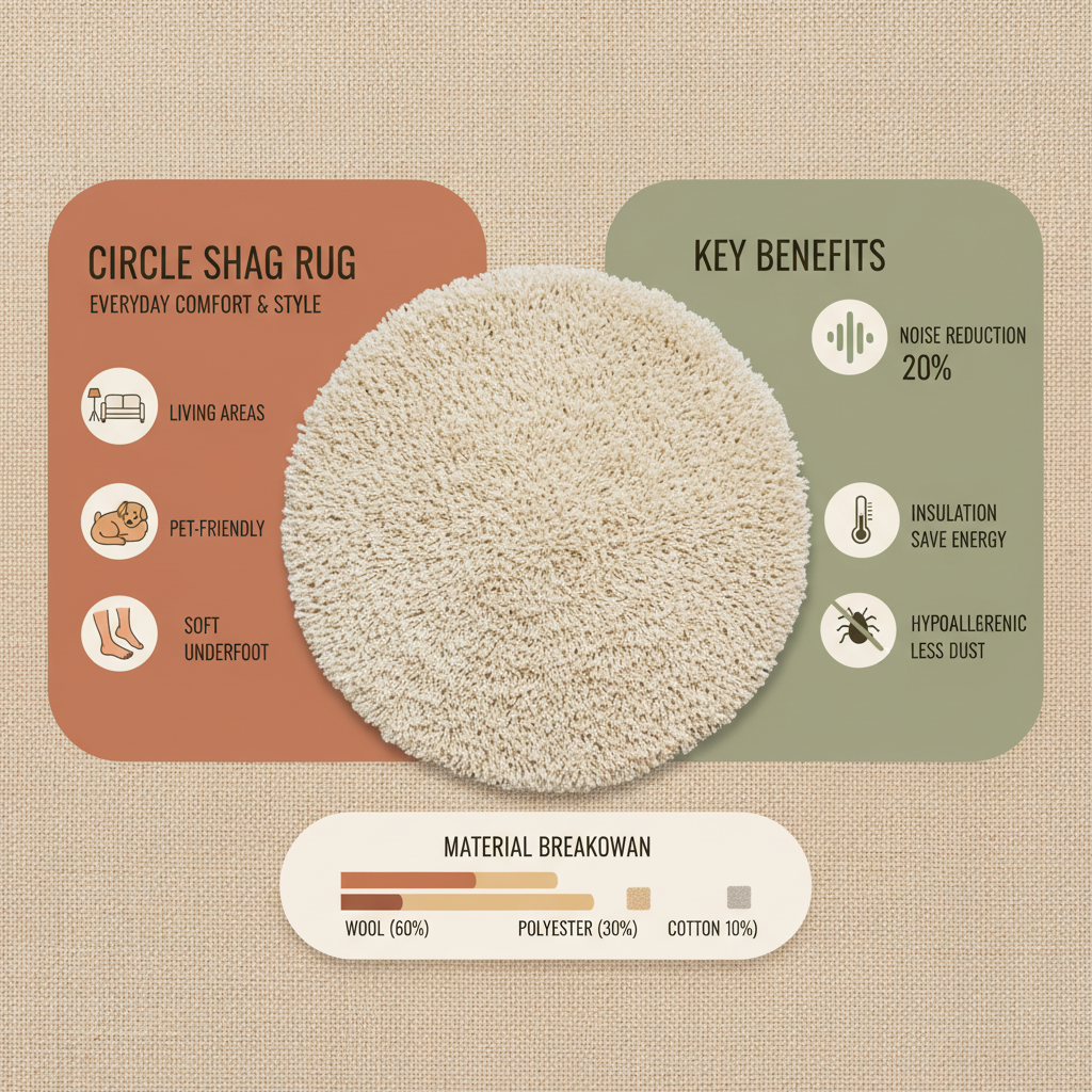 Find the Perfect Circle Shag Rug to Enhance Your Home Decor