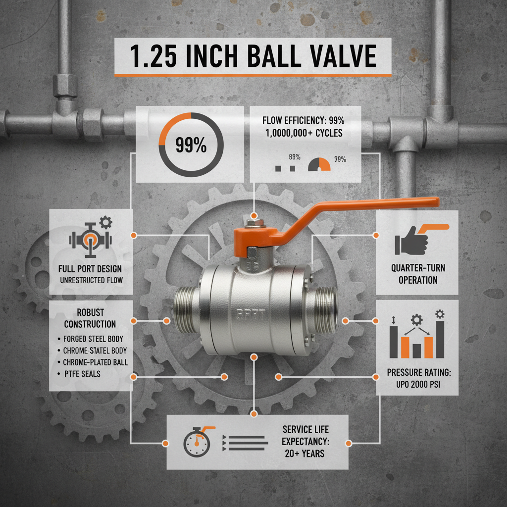 Understanding the Versatility of a 1.25 Inch Ball Valve for Fluid Control Systems