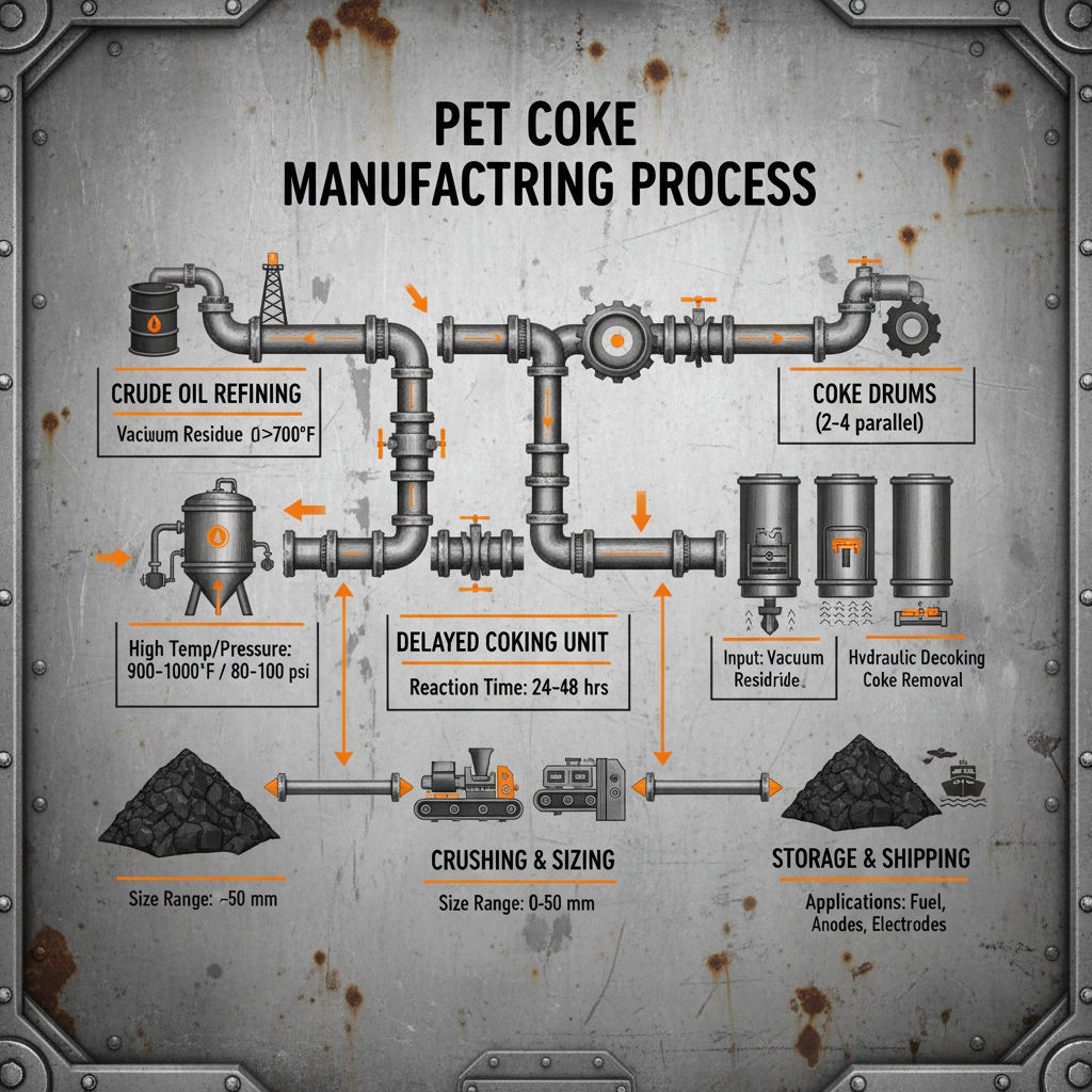 Understanding the Pet Coke Manufacturing Process and Industrial Applications