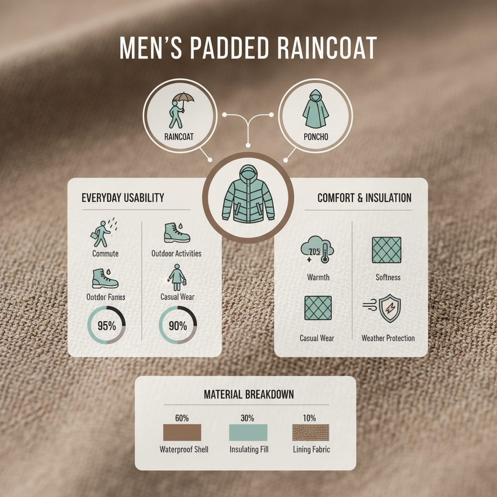 Choosing the Perfect Mens Padded Raincoat for Ultimate Weather Protection