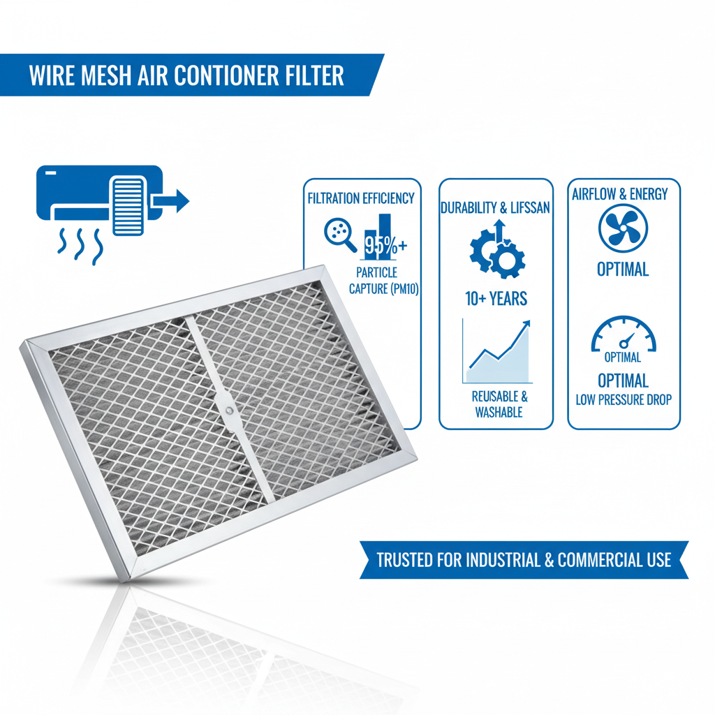 Comprehensive Guide to Wire Mesh Air Conditioner Filters and Their Applications