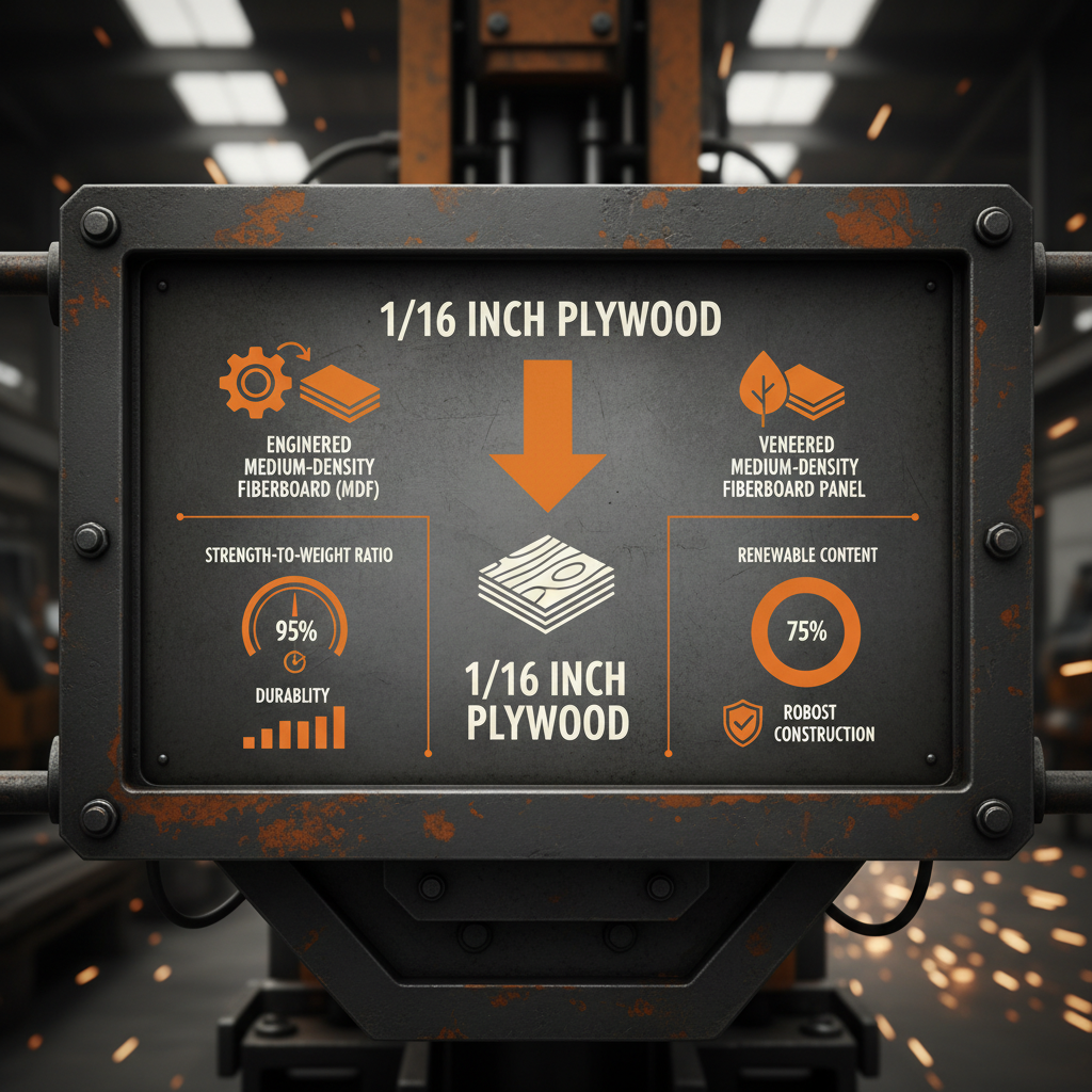 Comprehensive Guide to 1 16 Inch Plywood Applications and Selection