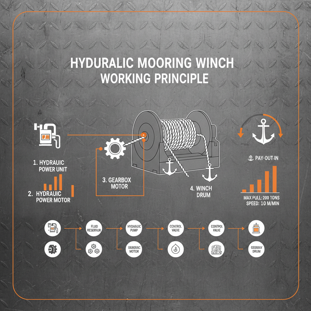 Understanding the Hydraulic Mooring Winch Working Principle and Key Components