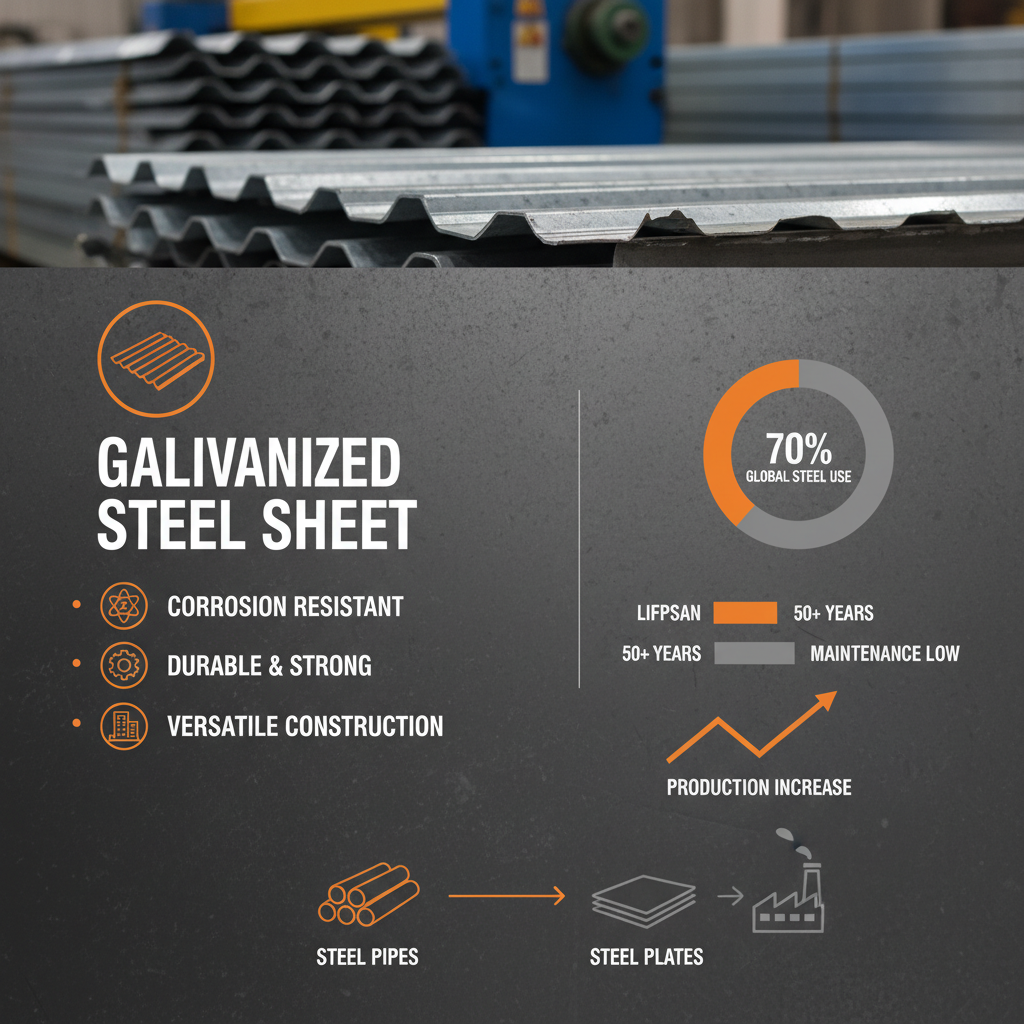 sheet of galvanized
