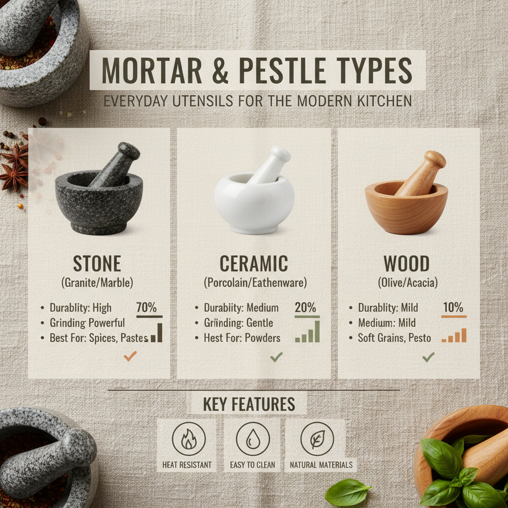 mortar and pestle types