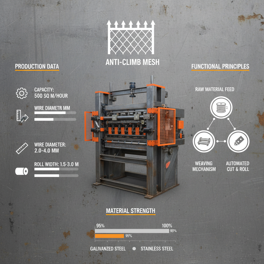 anti climb mesh machine