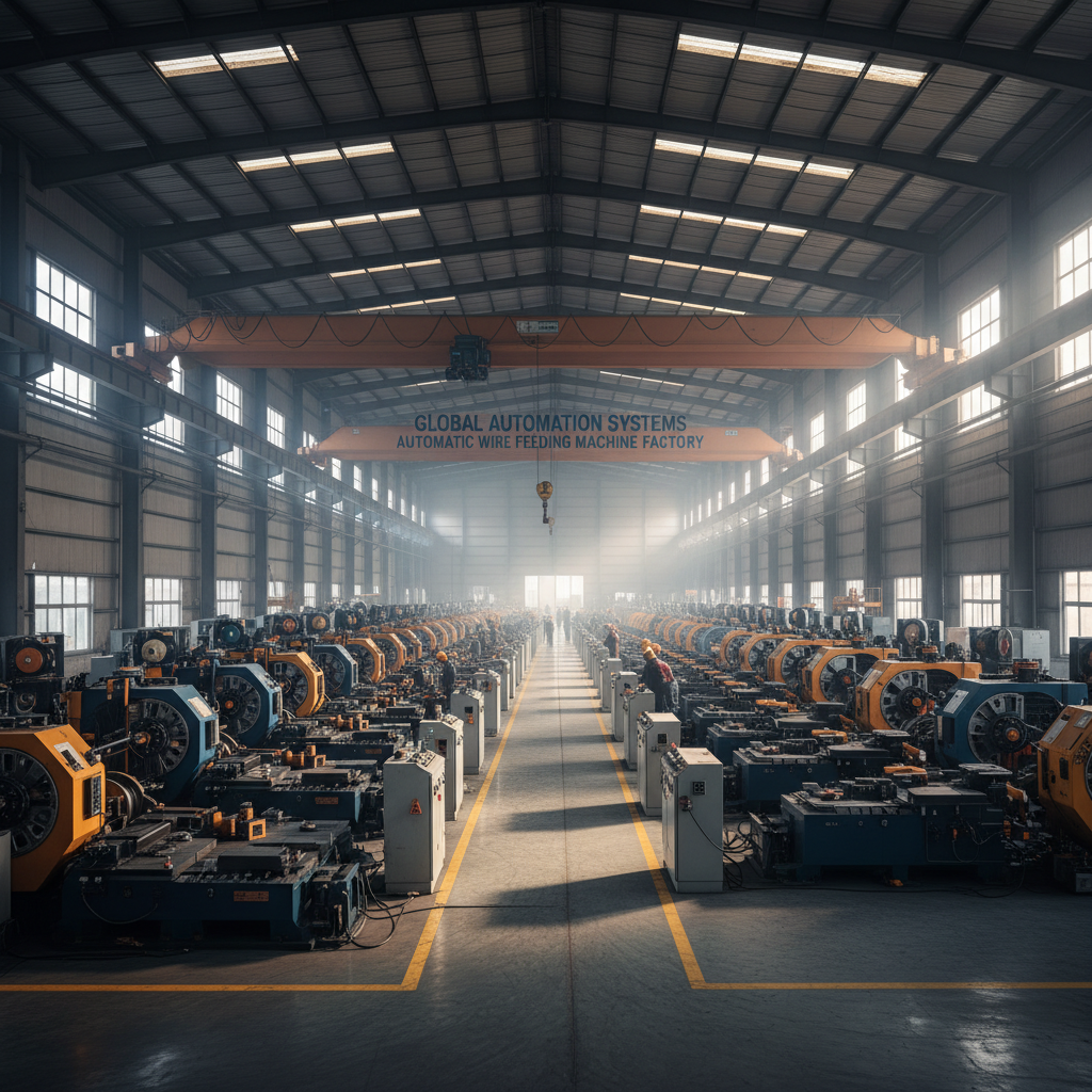 automatic wire feeding machine factory