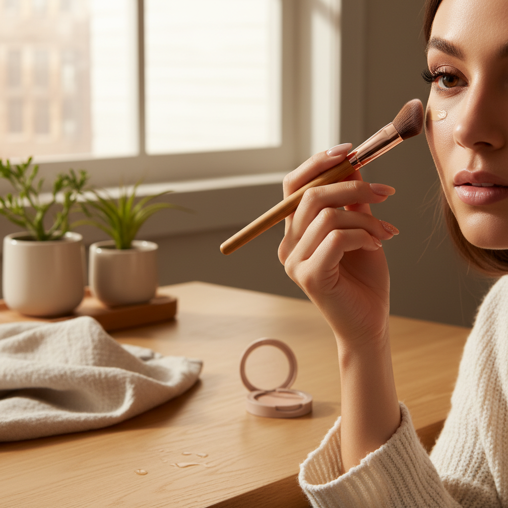 Mastering Flawless Coverage with the Concealer Angled Brush