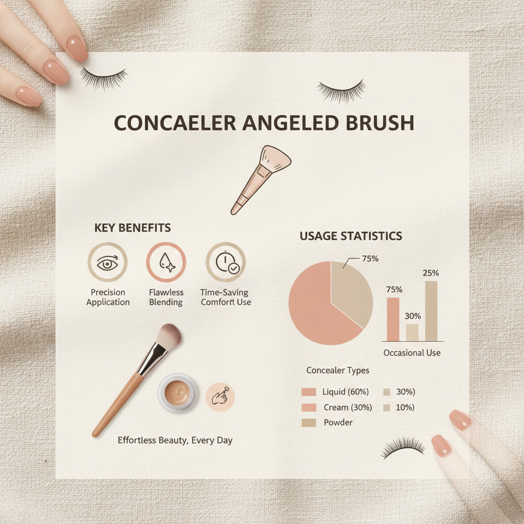 Mastering Flawless Coverage with the Concealer Angled Brush