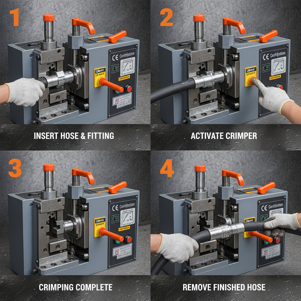 CE Certification gates hose crimping machine