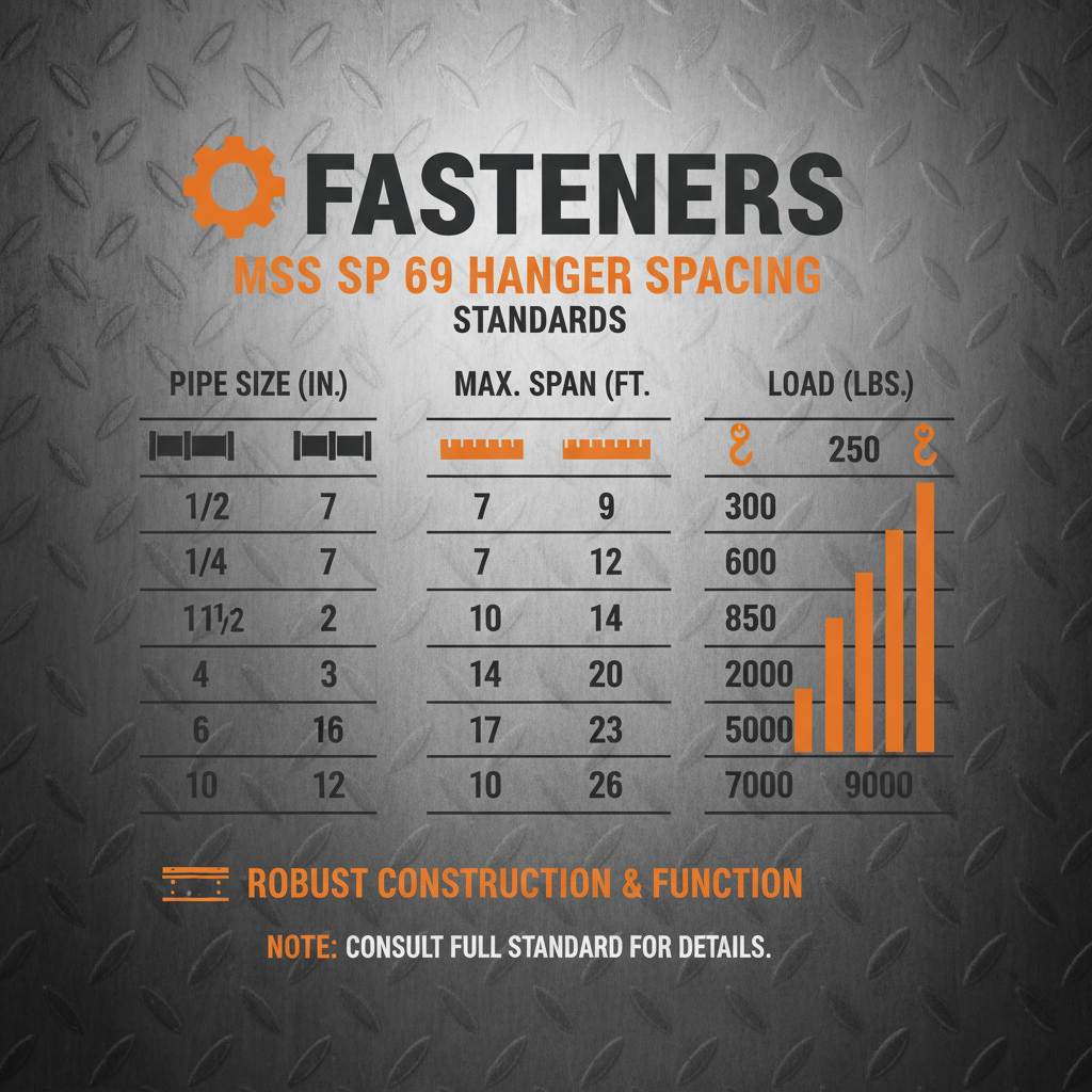 mss sp 69 hanger spacing