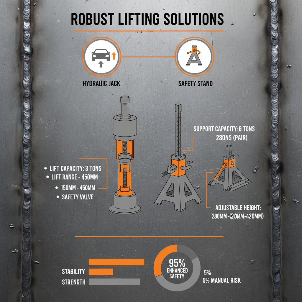 Invest in a Safe and Reliable Car Jack and Jack Stand Combo for Automotive Projects