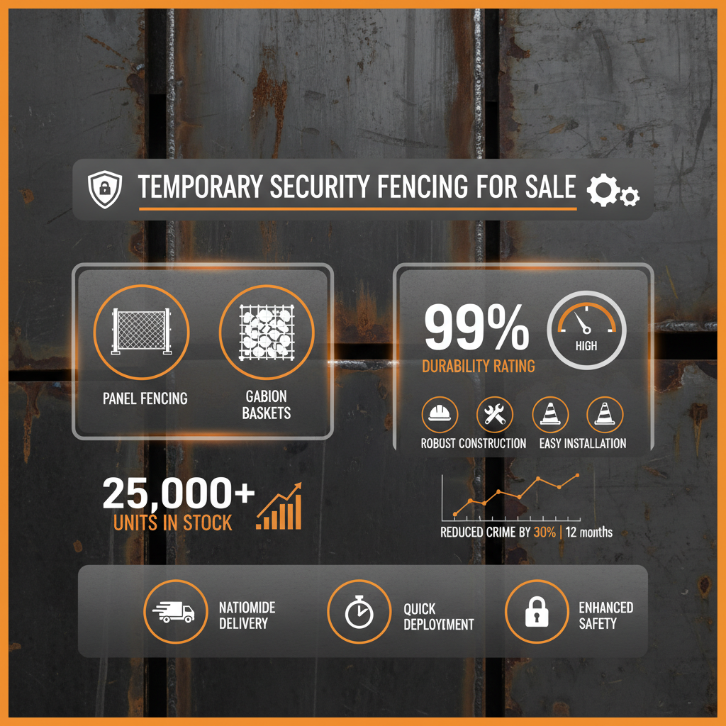 Find Reliable Temporary Security Fencing for Sale to Protect Your Property